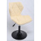 Стілець Onder Mebli Torino BK-BASE Молочний B-1020 Оксамит-1-thumb