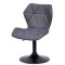 Стул Onder Mebli Torino BK-BASE Серый 1001 Экокожа-1-thumb