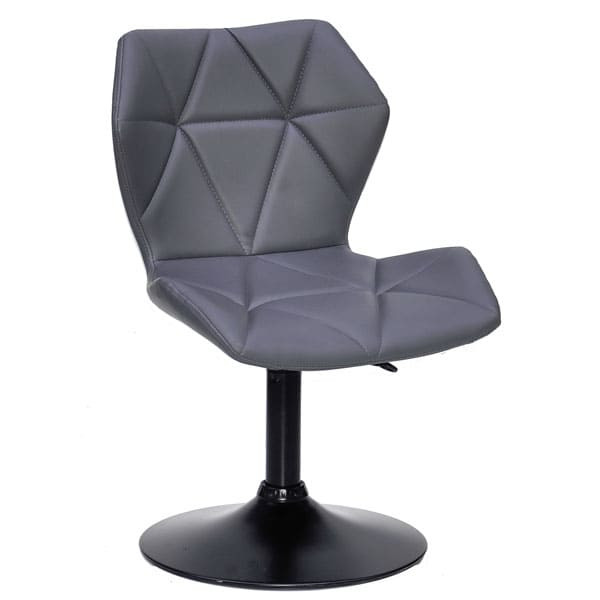 Стул Onder Mebli Torino BK-BASE Серый 1001 Экокожа-0