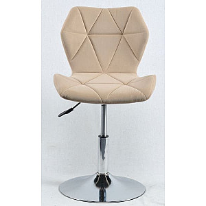 Стул Onder Mebli Torino CH-BASE Бежевый B-1005 Бархат