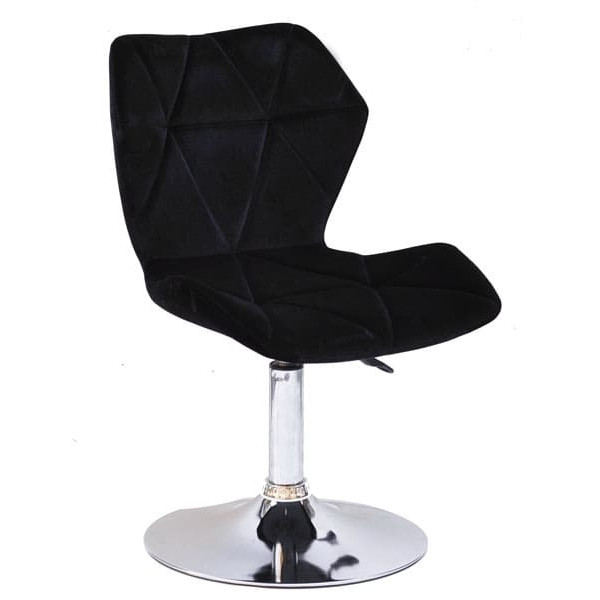 Стілець Onder Mebli Torino CH-BASE Чорний B-1011 Оксамит-0