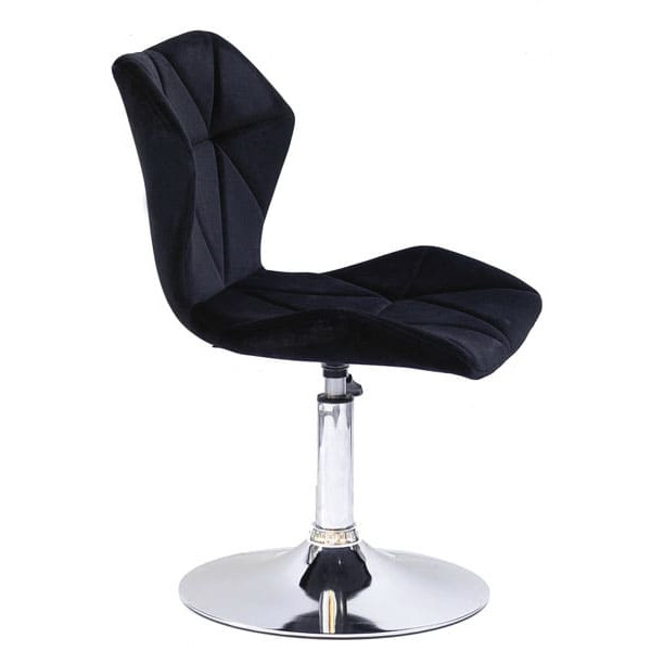 Стілець Onder Mebli Torino CH-BASE Чорний B-1011 Оксамит-3