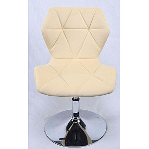 Стул Onder Mebli Torino CH-BASE Молочный B-1020 Бархат