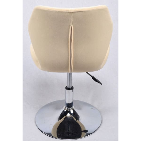 Стілець Onder Mebli Torino CH-BASE Молочний B-1020 Оксамит-3