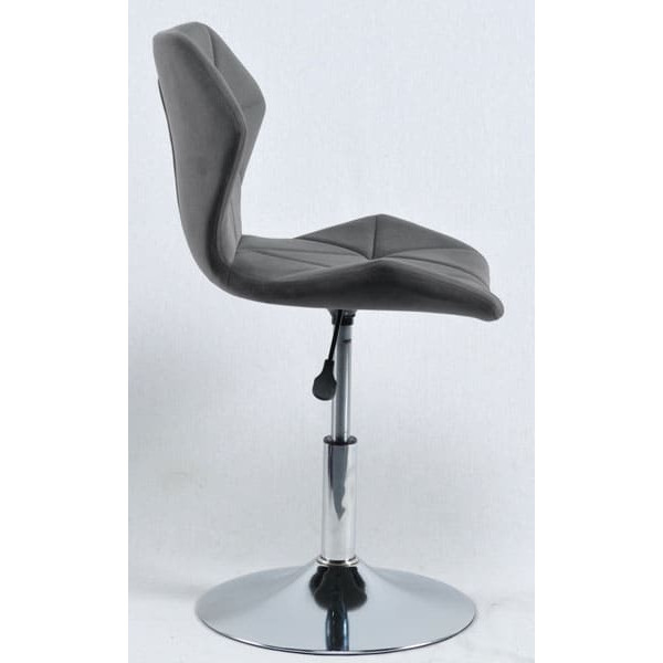 Стілець Onder Mebli Torino CH-BASE Сірий B-1004 Оксамит-2