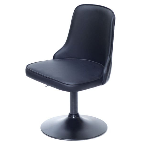 Стілець Onder Mebli Adam BK-BASE Чорний Екошкіра-1
