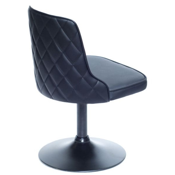 Стілець Onder Mebli Adam BK-BASE Чорний Екошкіра-3