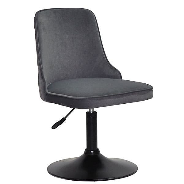 Стул Onder Mebli Adam BK-BASE Серый B-1004 Бархат-0