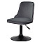 Стул Onder Mebli Adam BK-BASE Серый B-1004 Бархат-1-thumb