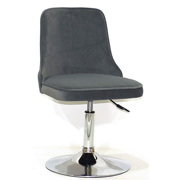 Стілець Onder Mebli Adam CH-BASE Сірий B-1004 Оксамит-0