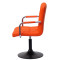 Стілець Onder Mebli Augusto-Arm BK-BASE Оранж 1012 Екошкіра-2-thumb