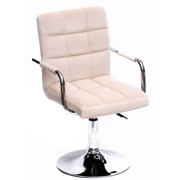 Стул Onder Mebli Augusto-Arm CH-BASE Бежевый B-1005 Бархат-0