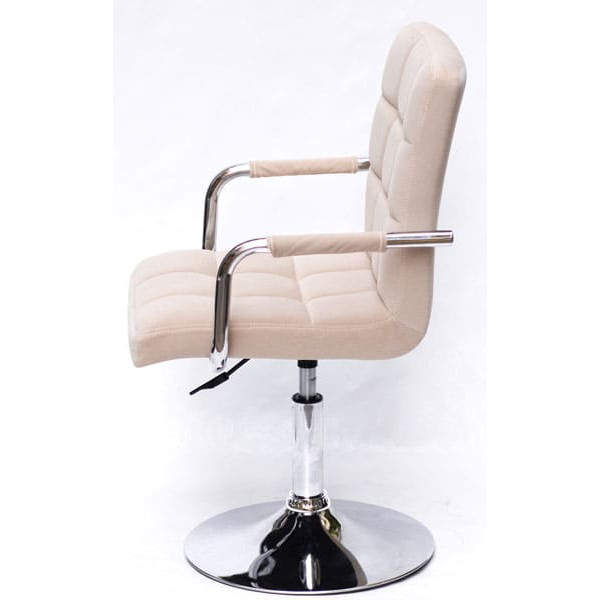 Стул Onder Mebli Augusto-Arm CH-BASE Бежевый B-1005 Бархат-3