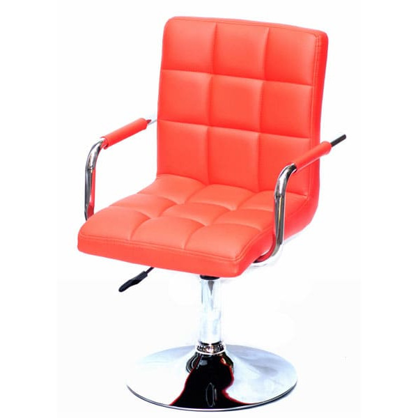 Стул Onder Mebli Augusto-Arm CH-BASE Красный 1007 Экокожа-1