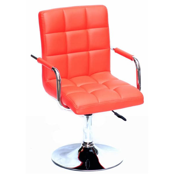 Стул Onder Mebli Augusto-Arm CH-BASE Красный 1007 Экокожа-0