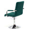 Стул Onder Mebli Augusto-Arm CH-BASE Зеленый B-1003 Бархат-2-thumb