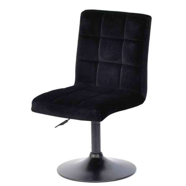Стілець Onder Mebli Augusto BK-BASE Чорний B-1011 Оксамит-1