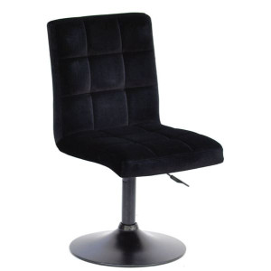 Стілець Onder Mebli Augusto BK-BASE Чорний B-1011 Оксамит