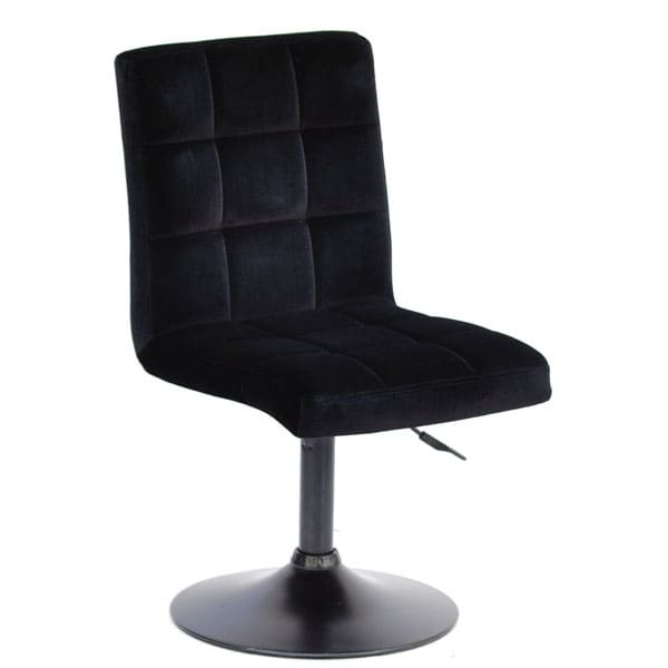 Стілець Onder Mebli Augusto BK-BASE Чорний B-1011 Оксамит-0