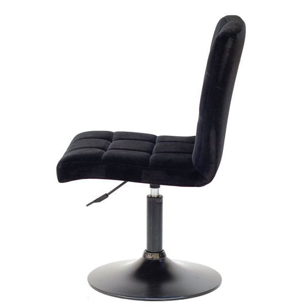 Стілець Onder Mebli Augusto BK-BASE Чорний B-1011 Оксамит-2