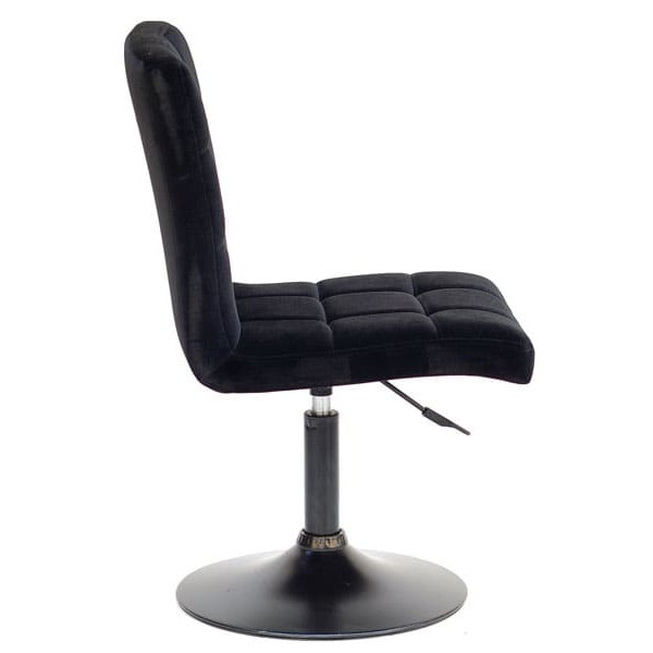 Стілець Onder Mebli Augusto BK-BASE Чорний B-1011 Оксамит-3