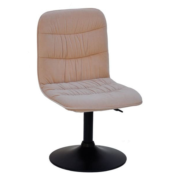 Стул Onder Mebli Split BK-BASE Бежевый B-1005 Бархат-0