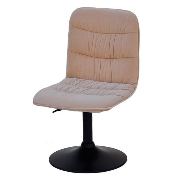 Стул Onder Mebli Split BK-BASE Бежевый B-1005 Бархат-1
