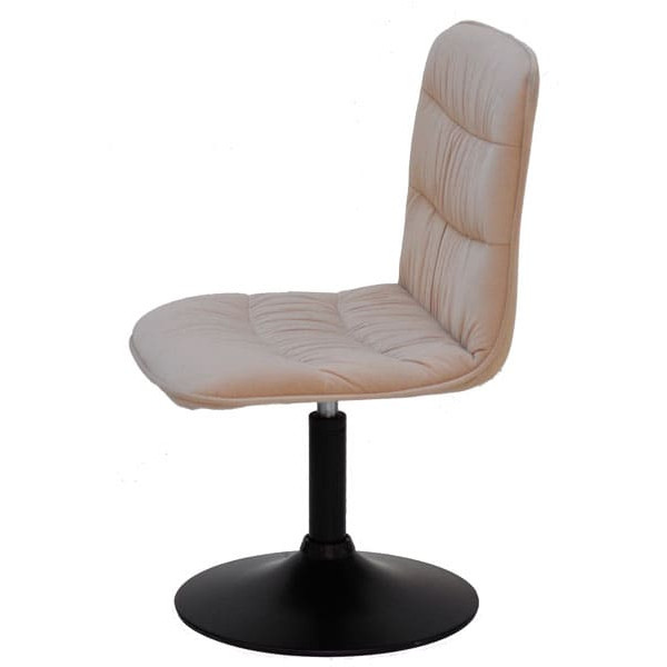 Стул Onder Mebli Split BK-BASE Бежевый B-1005 Бархат-2
