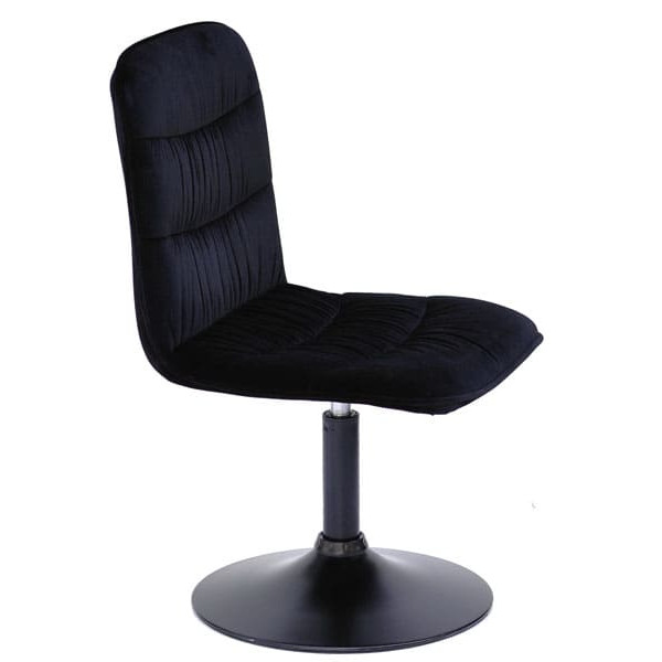 Стілець Onder Mebli Split BK-BASE Чорний B-1011 Оксамит-3