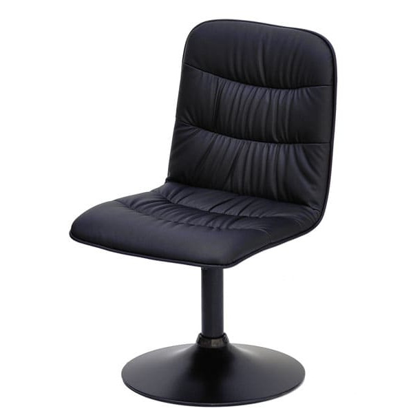 Стул Onder Mebli Split BK-BASE Черный Экокожа-1