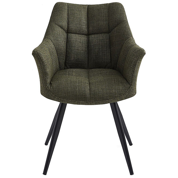 Стілець Onder Mebli BERGAMO BK BJRON 77 Зелений Тканина-1