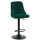 Барний стілець Onder Mebli Adam BAR BK-BASE Зелений B-1003 Оксамит