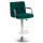 Барний стілець Onder Mebli Arno-Arm BAR CH-BASE Зелений B-1003 Оксамит