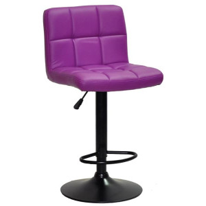 Барний стілець Onder Mebli Arno BAR BK-BASE Пурпурний 1010 Екошкіра