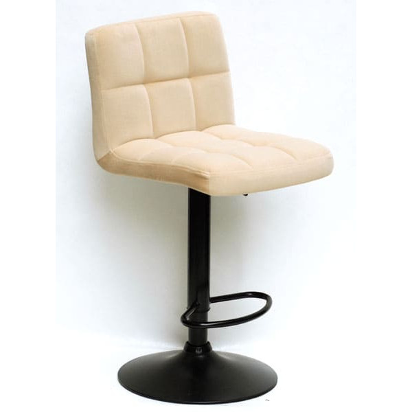 Барный стул Onder Mebli Arno BAR BK-BASE Бежевый B-1005 Бархат-0