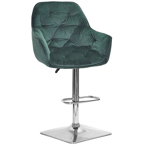 Барный стул Onder Mebli CHERRY BAR 4-CH-BASE Зеленый OR-853 Бархат-0