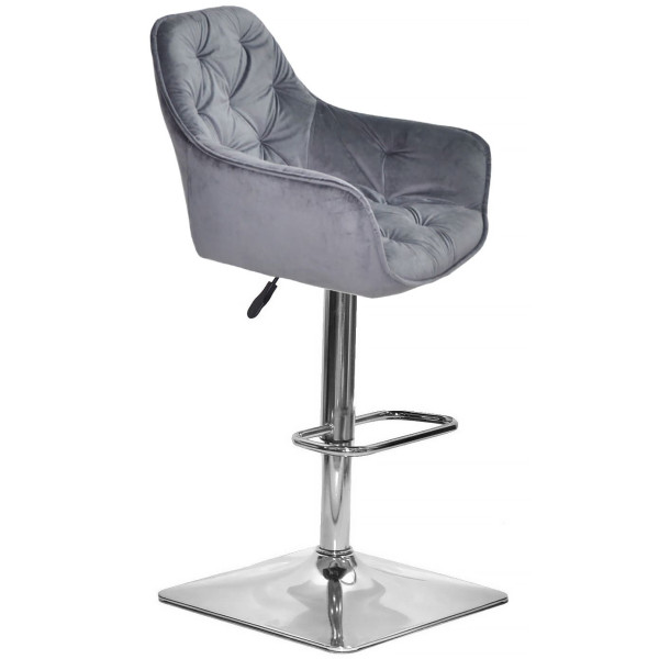 Барный стул Onder Mebli CHERRY BAR 4-CH-BASE Серый OR-852 Бархат-2