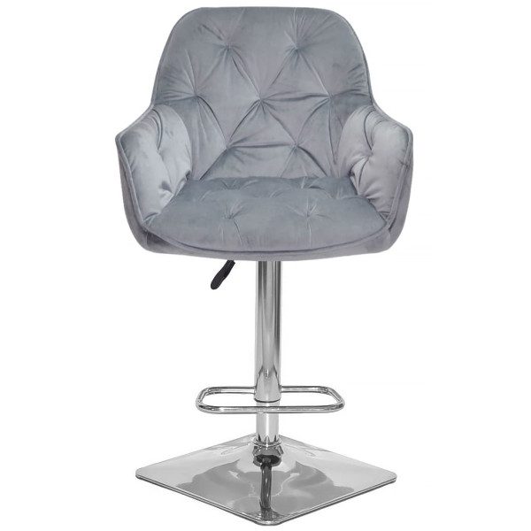 Барный стул Onder Mebli CHERRY BAR 4-CH-BASE Серый PH-601 Бархат-1