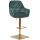 Барный стул Onder Mebli CHERRY BAR 4-GD-BASE Зеленый OR-853 Бархат