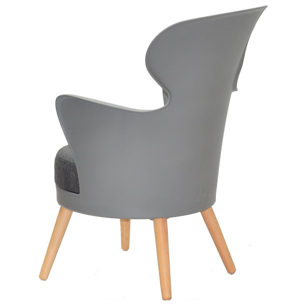 Крісло Onder Mebli ARMIN Сірий 16-6