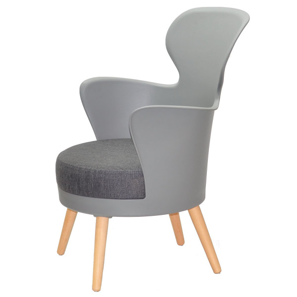 Крісло Onder Mebli ARMIN Сірий 16-4