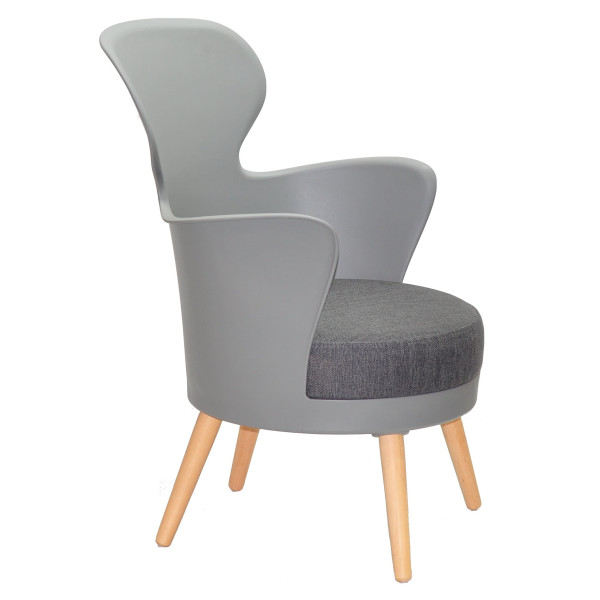 Крісло Onder Mebli ARMIN Сірий 16-3