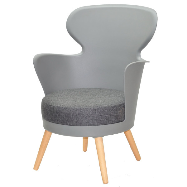 Крісло Onder Mebli ARMIN Сірий 16-2