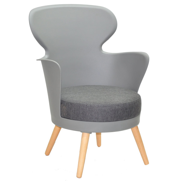 Крісло Onder Mebli ARMIN Сірий 16-0