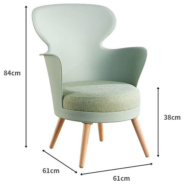 Крісло Onder Mebli ARMIN Зелений 45-7