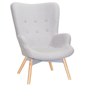 Кресло Onder Mebli REGENT Серый W-16 Ткань