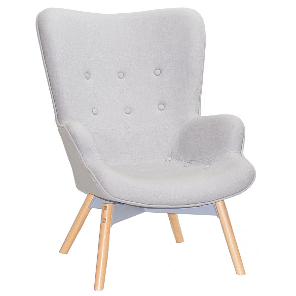 Крісло Onder Mebli REGENT Сірий W-16 Тканина-0