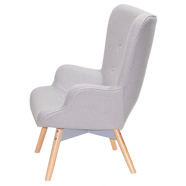 Крісло Onder Mebli REGENT Сірий W-16 Тканина-3