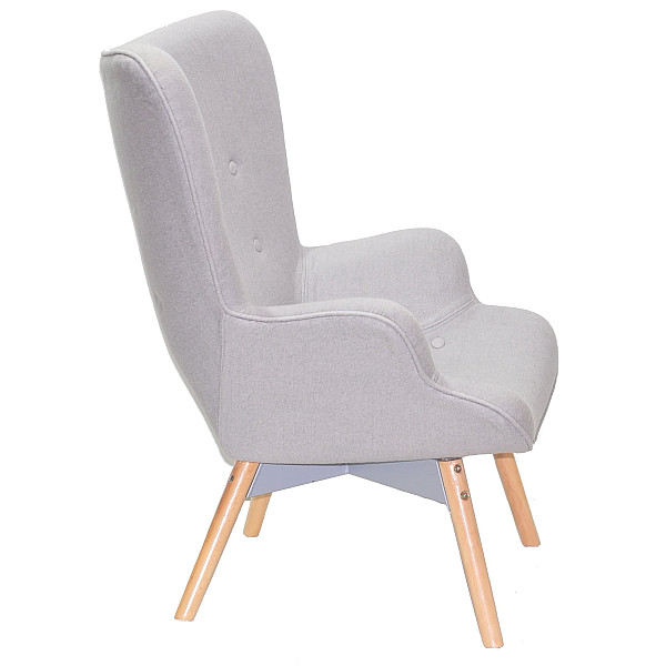 Крісло Onder Mebli REGENT Сірий W-16 Тканина-4