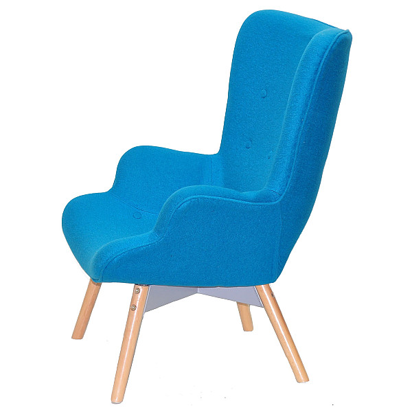 Крісло Onder Mebli REGENT Синій W-20 Тканина-3